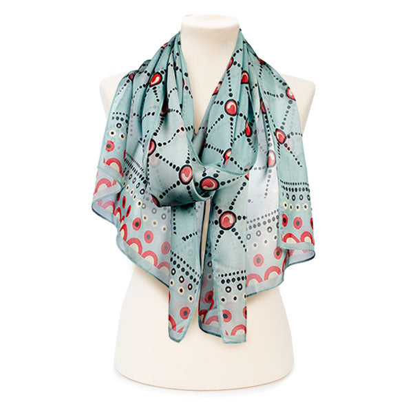 Cressida Bell Chiffon Silk Scarf