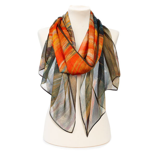 Munch The Scream Chiffon Scarf