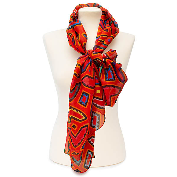 Butterflies Chiffon Scarf - Style 2