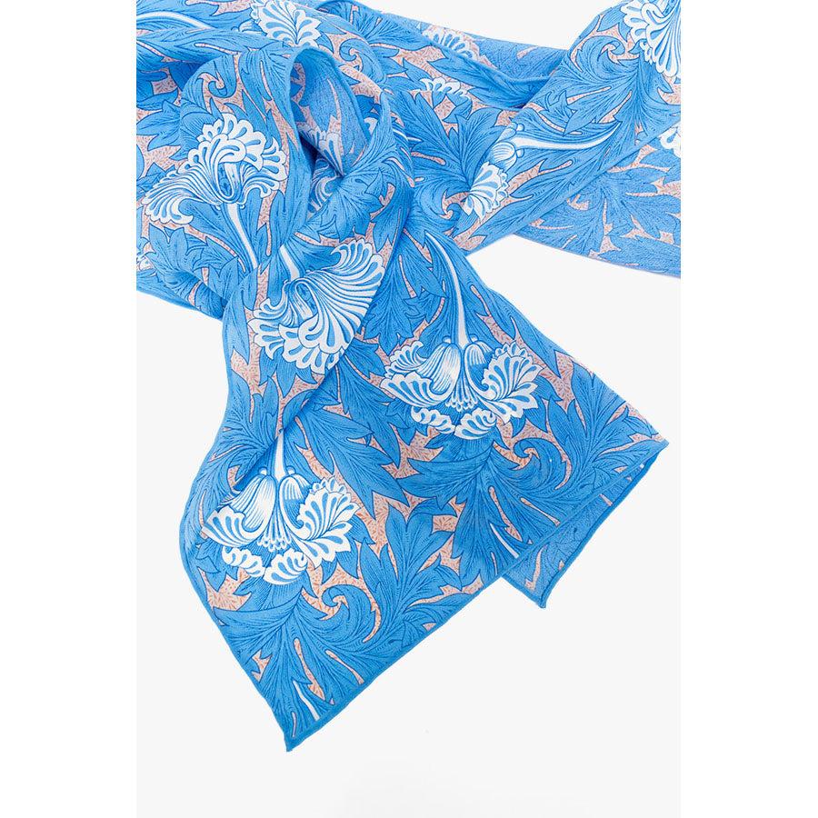 Morris Tulips Crêpe de Chine Scarf