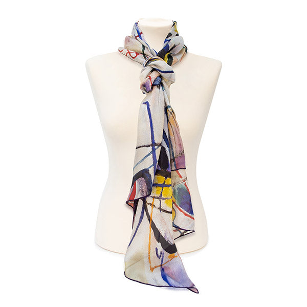 Kandinsky Overture Chiffon Scarf -Style 2