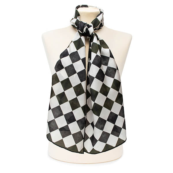 Cathedral Floor Silk Habotai Scarf