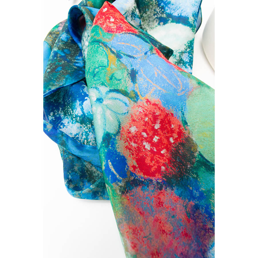 Redon Ophelia Silk Habotai Scarf - Detail