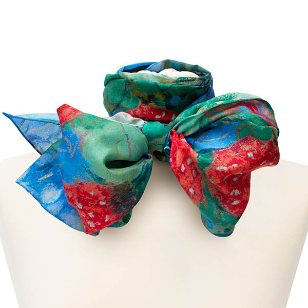 Redon Ophelia Silk Habotai Scarf - Bow