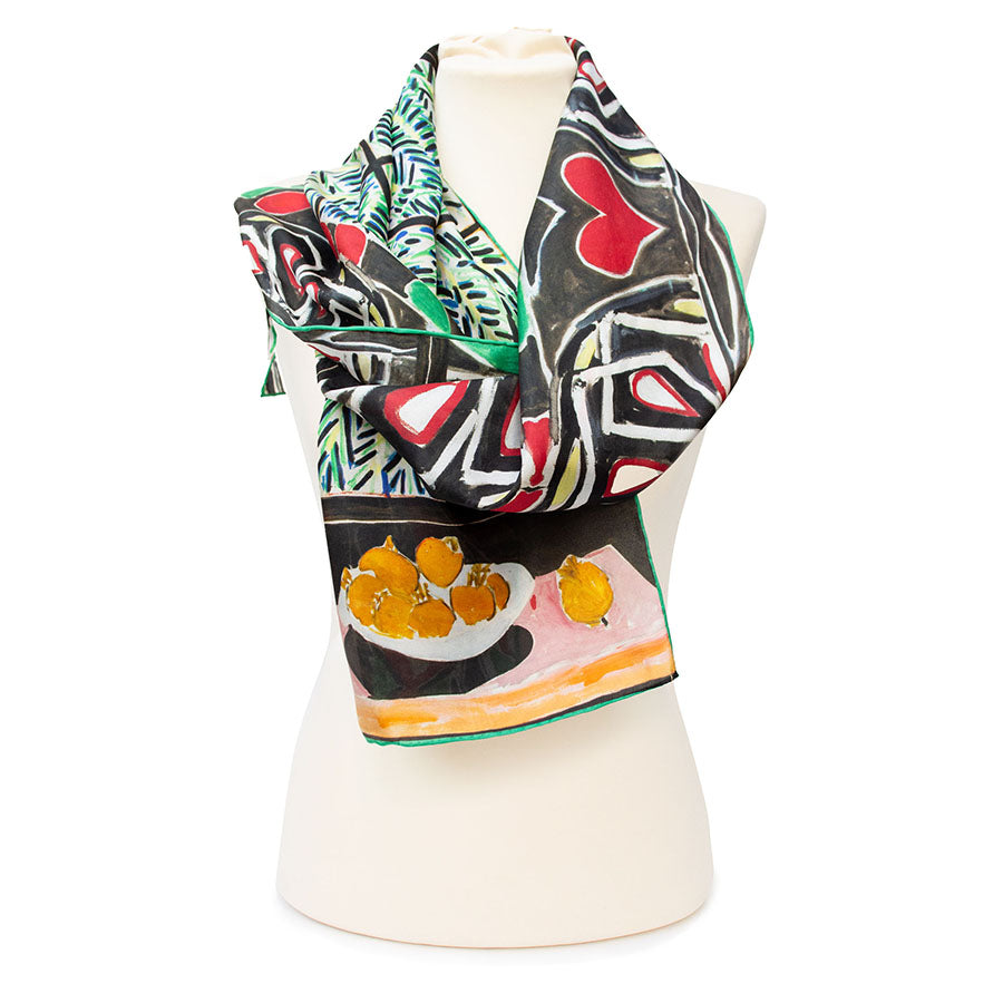 Matisse Egyptian Curtain Silk Habotai Scarf - Style 1