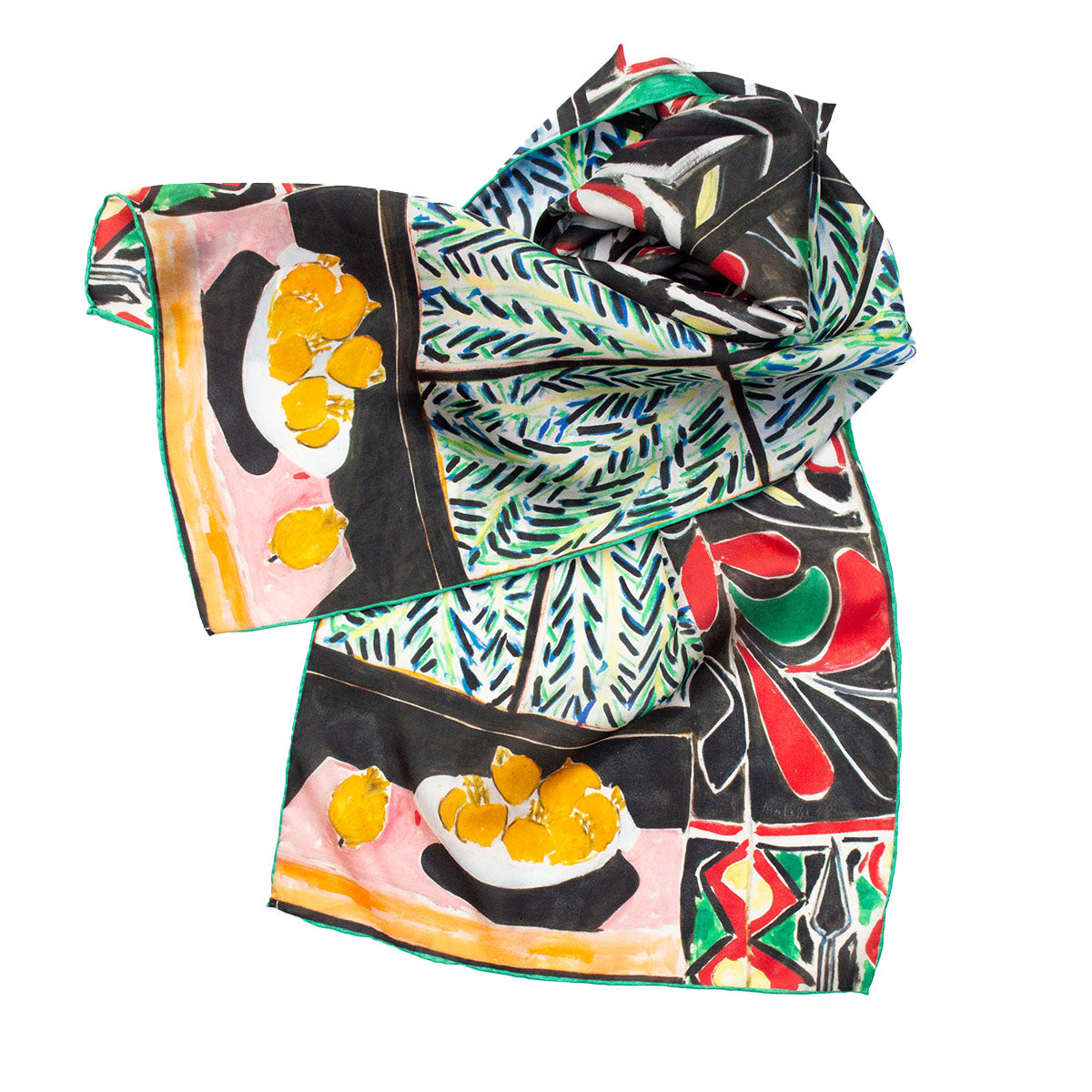 Matisse Egyptian Curtain Silk Habotai Scarf - Detail 1