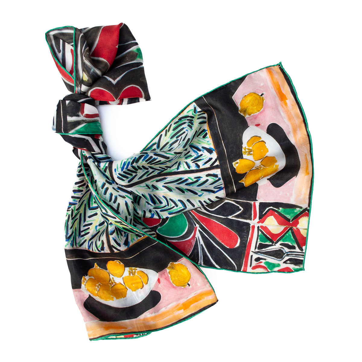 Matisse Egyptian Curtain Silk Habotai Scarf - Detail 2