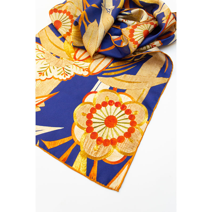 Buddhist Altar Cloth Silk Habotai Scarf - Detail 2