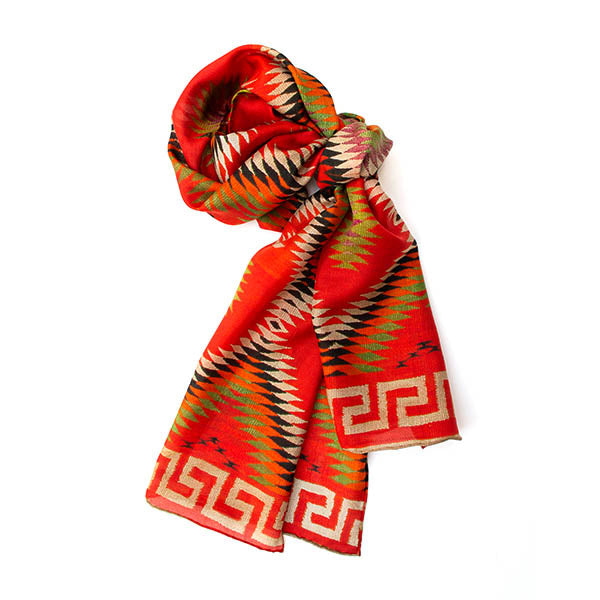 Diamond Dazzler Silk Habotai Scarf - Twist