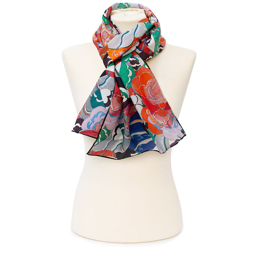 Edouard Benedictus Silk Habotai Scarf - Style 2