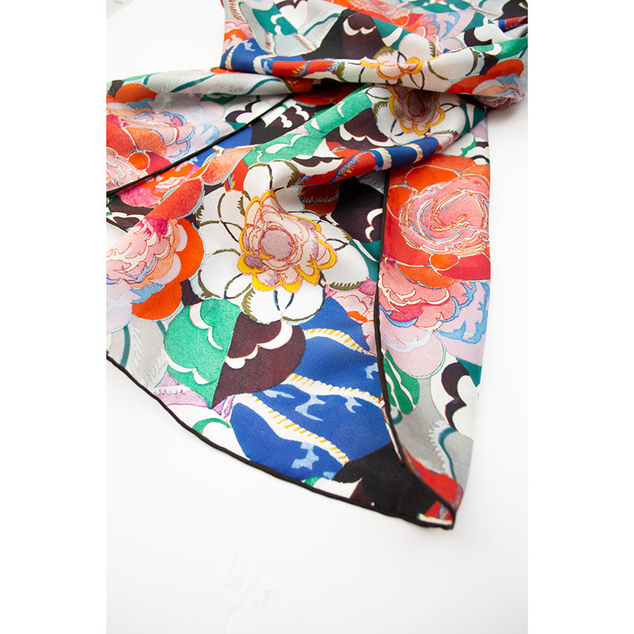 Edouard Benedictus Silk Habotai Scarf. - Detail 2