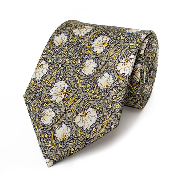 Morris Pimpernel Silk Tie