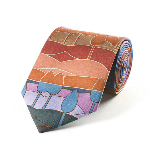 Voysey Trees Silk Tie
