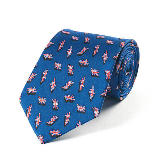 Union Jack Small Silk Tie