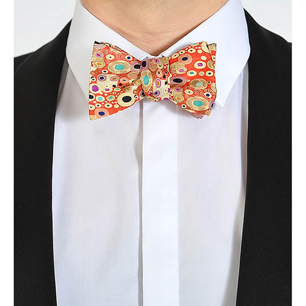 Klimt Red Bow Tie