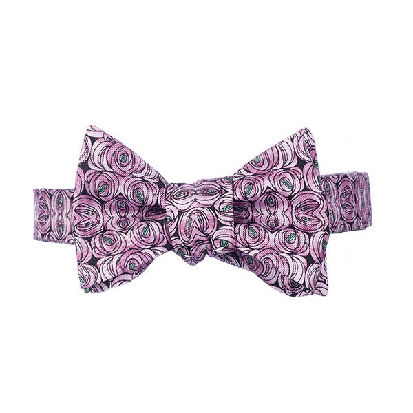 Mackintosh Rose & Teardrop Bow Tie