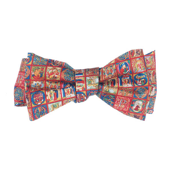 Medieval Alphabet Bow Tie