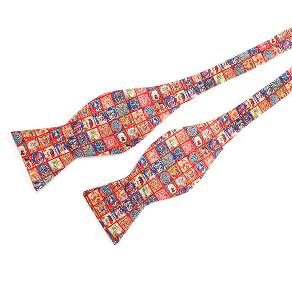 Medieval Alphabet Bow Tie