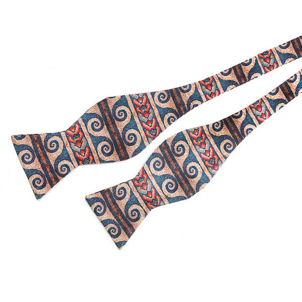 Roman Mosaic Bow Tie Flat
