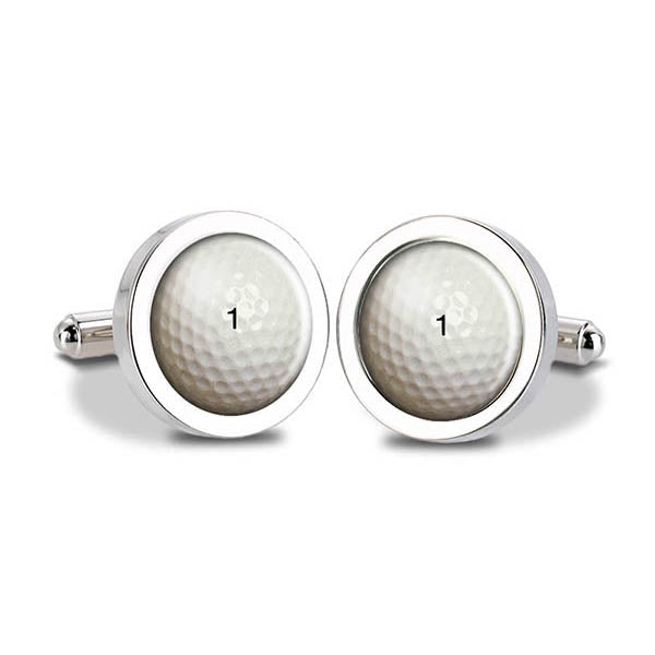 Golf Ball Cuff Links