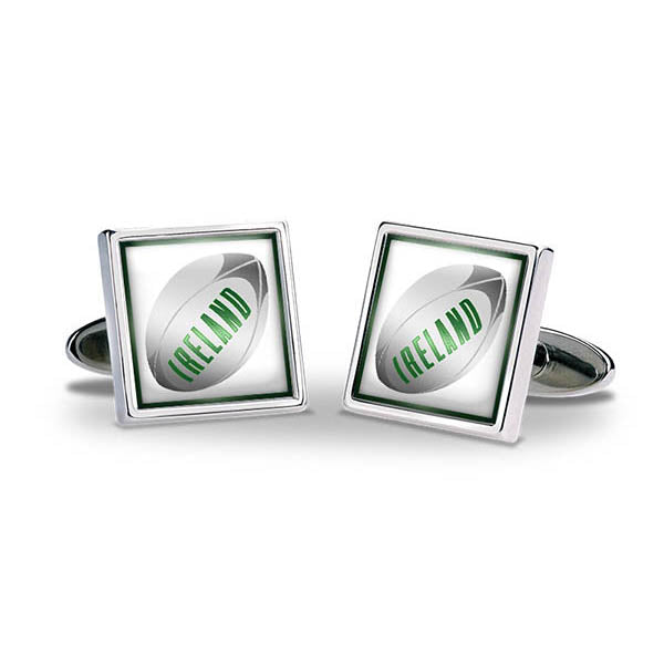 Rugby Ball - Ireland Cuff Links