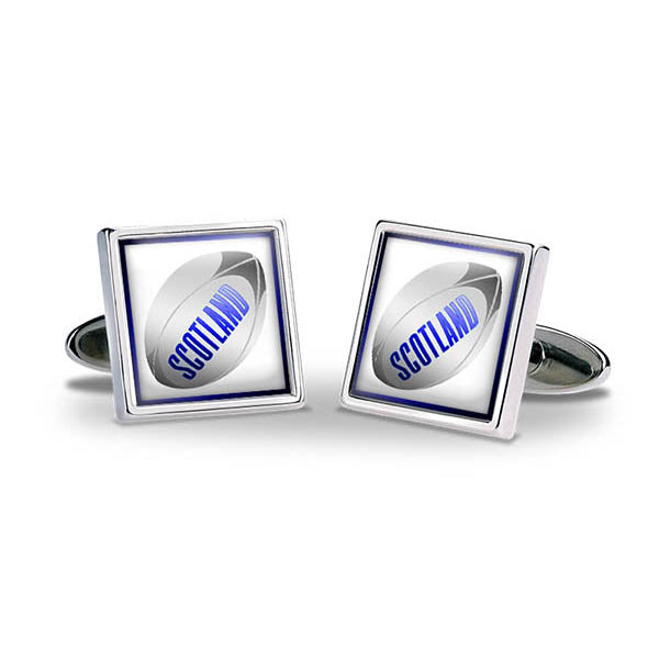 Rugby Ball - Scotland Cuff Links
