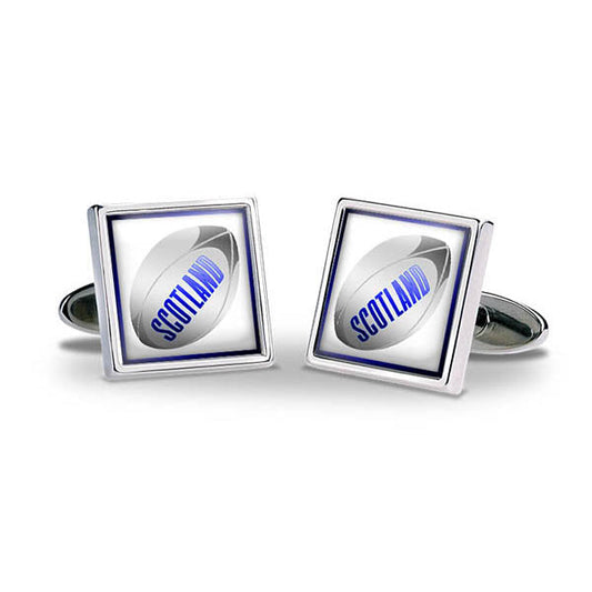 Rugby Ball - Scotland Cuff Links