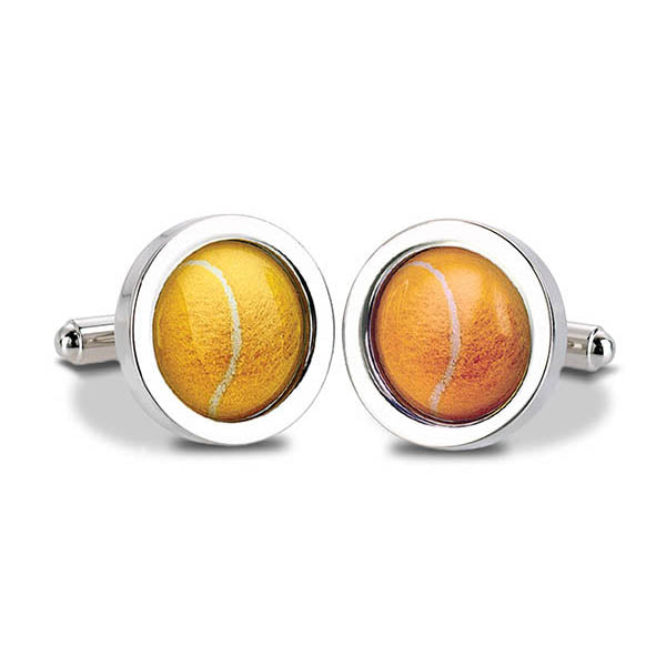 Tennis Ball Cuff Links