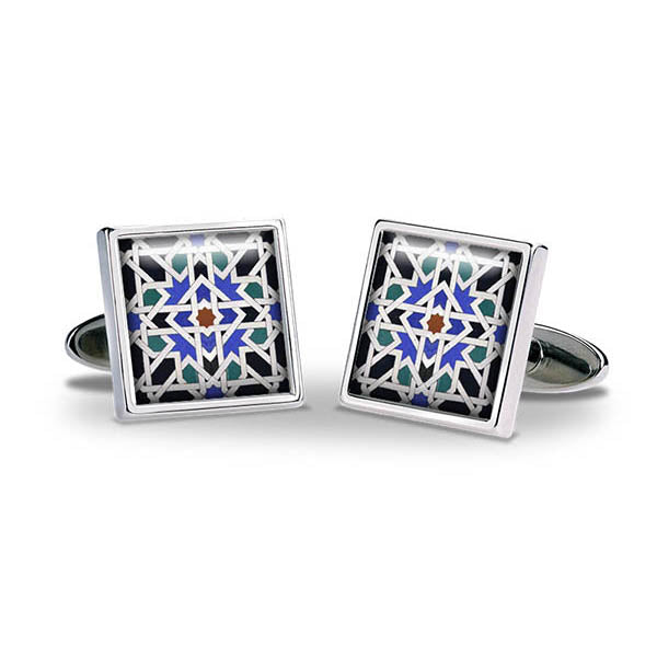 Alhambra Geometric Cuff Links