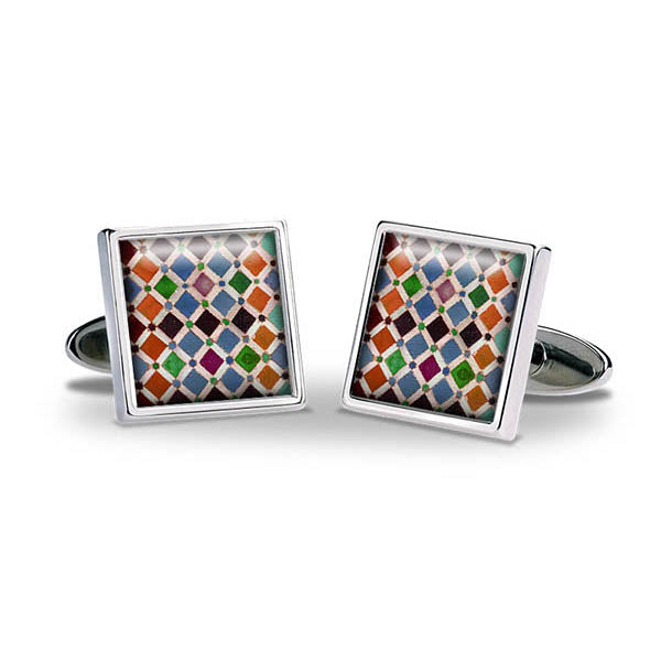 Alhambra Tiles Cuff Links