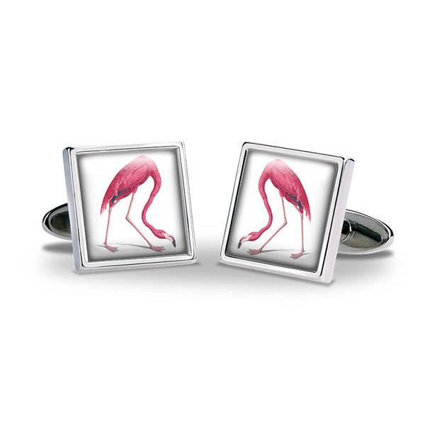 Aubudon Flamingo Cuff Links