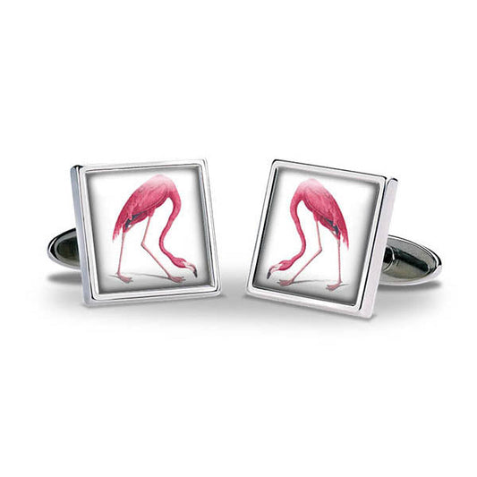 Aubudon Flamingo Cuff Links