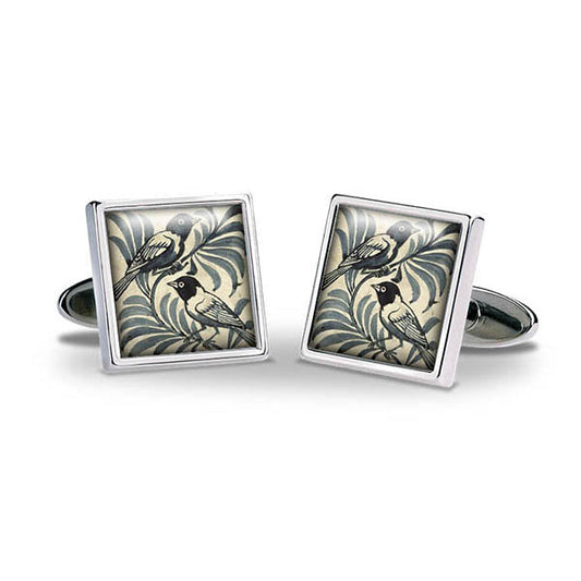 De Morgan Birds Cuff Links