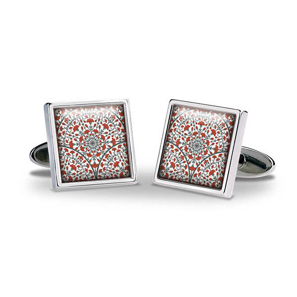 Iznik Tile Red Cuff Links