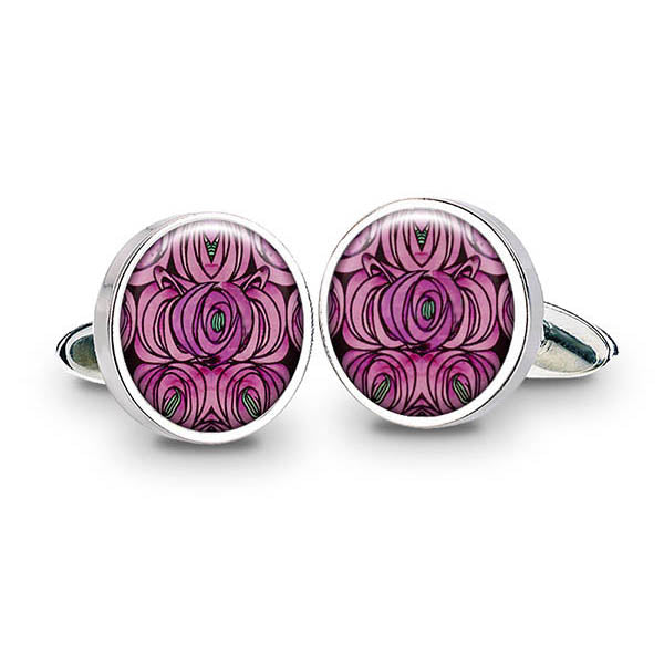 Mackintosh Rose & Teardrop Cuff Links