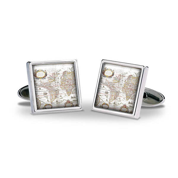 Mappa Mundi Cuff Links