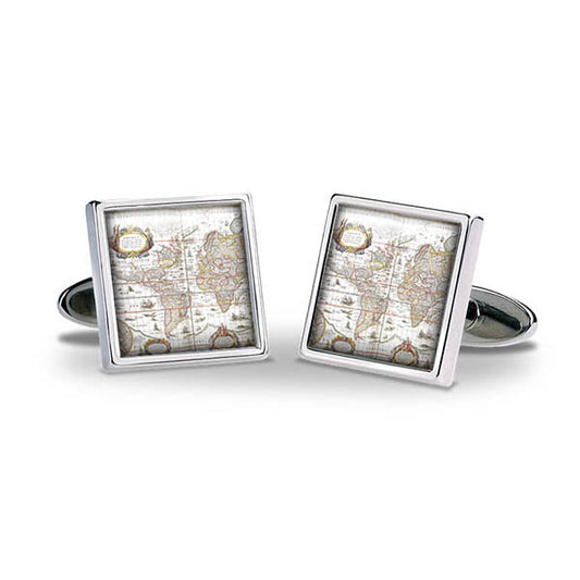 Mappa Mundi Cuff Links