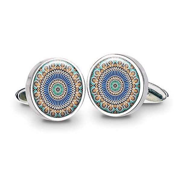 Marrakesh Blue Cuff Links