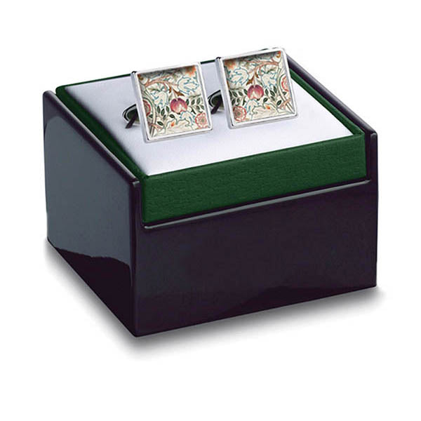 Morris Acanthus Cuff Links in box