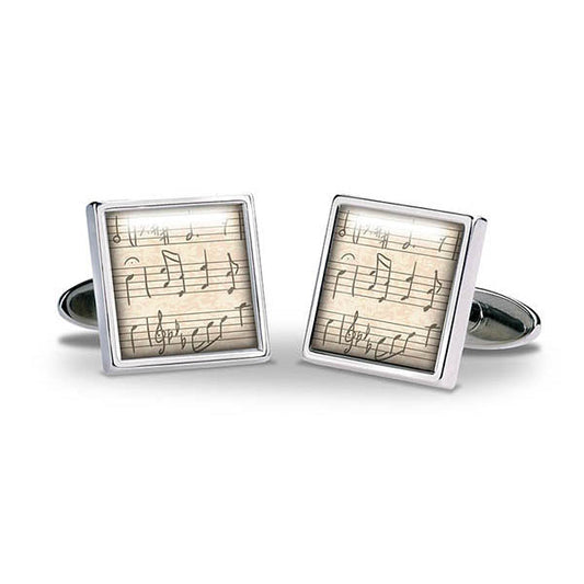 Music Sheet Cuff Links