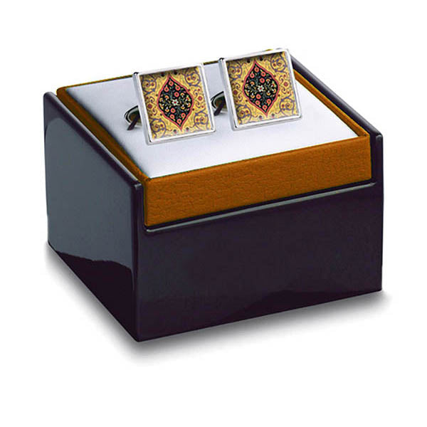 Persian Lozenge Cuff Links - boxed