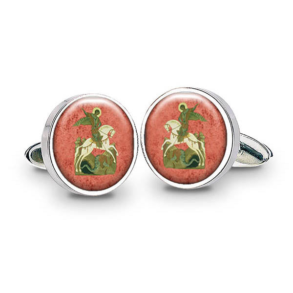 St George & The Dragon Cuff Links