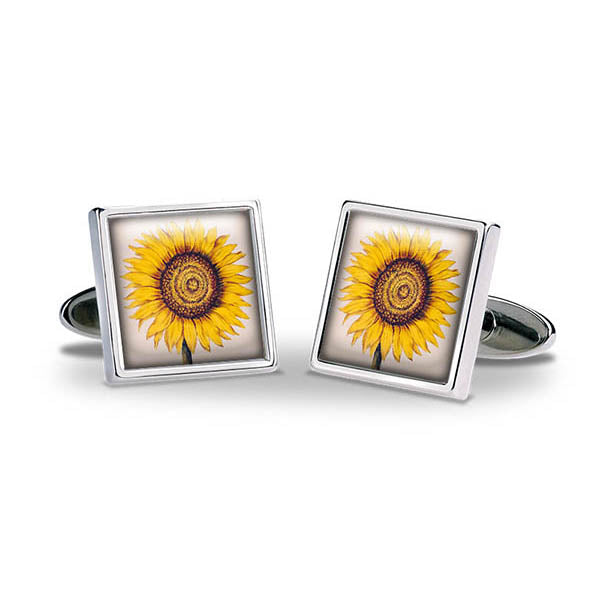 Sunflower Cuff Links