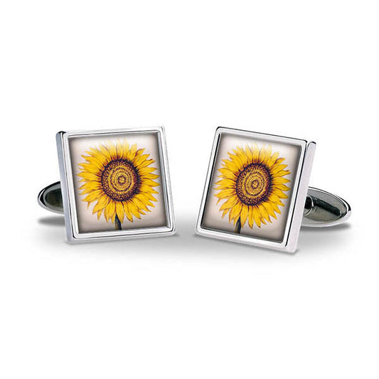 Sunflower Cuff Links