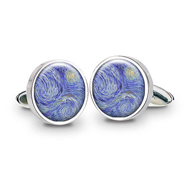 Van Gogh Starry Night Cuff Links