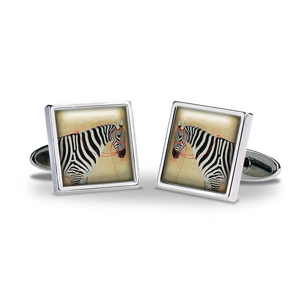 Zebra Cuff Links