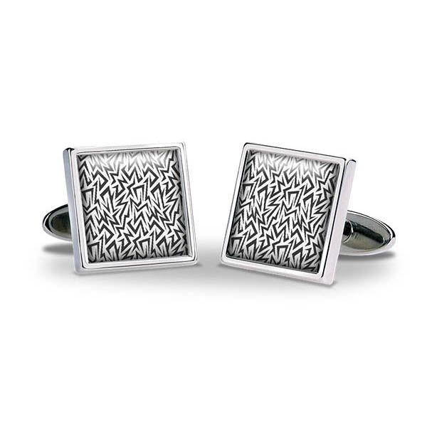 Deco Zig Zag Cufflinks