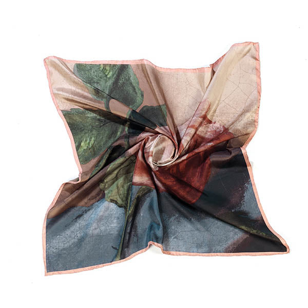 Nattier Roses Silk Square