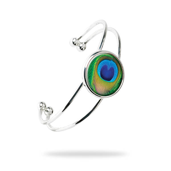 Peacock Feather Bangle