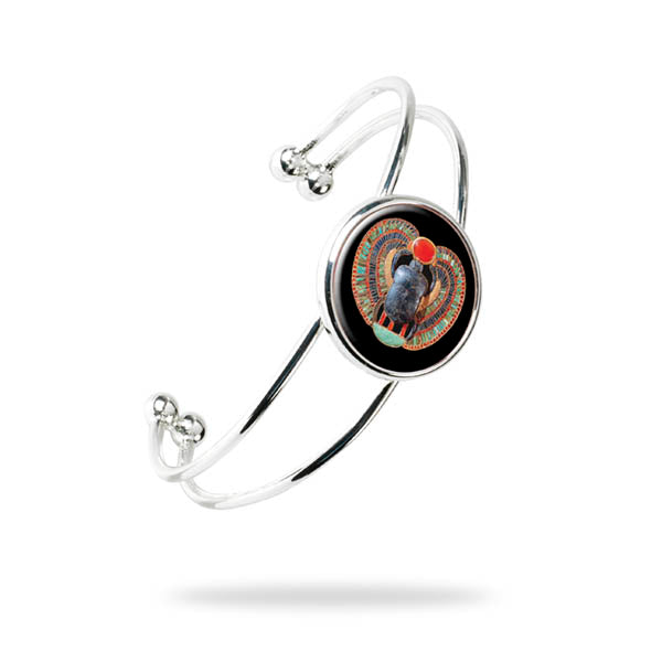 Egyptian Scarab Bangle